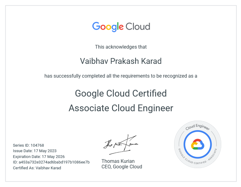 Preview of How I cleared the Google Cloud ACE Certification Exam blog post